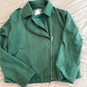 LC Lauren Conrad green Utility Jacket